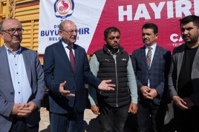 Denizli Büyükşehir’den yangınzedelere yem ve saman desteği