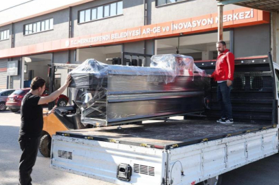 Merkezefendi'de üretilen mama makinelerinin 29. durağı Selçuk oldu