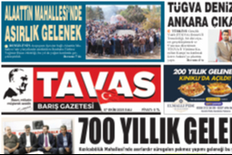 Yarım asırlık Tavas Barış Gazetesi yeni yüzüyle okuyucularıyla buluştu