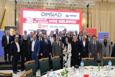 DİMSİAD 36. Kuruluş Yıl Dönümünü Görkemli Gala Yemeği ile Kutladı