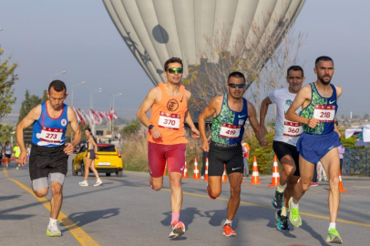 Lykos Yarı Maratonu sporcuları Pamukkale'de buluşturdu