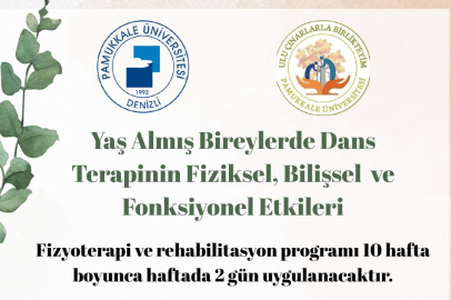Pamukkale Üniversitesi’nden Yaşlılara Özel Dans Terapisi Programı