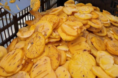 Cennet hurması bu kez cips olarak damakları şenlendirecek