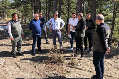 Denizli Orman Bölge Müdürü Ahmet Köle, Başkan Arslan’ı iadeyi ziyarette bulundu