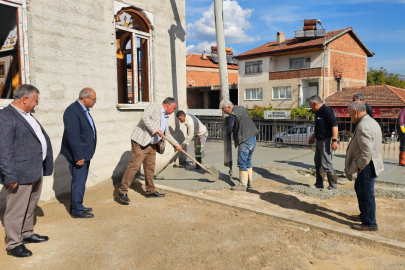 Beyağaç Çarşı Cami inşaatı sona yaklaştı