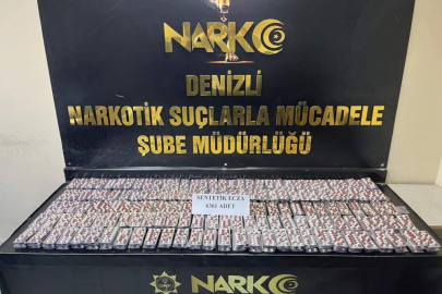 Denizli’ye binlerce uyuşturucu hap getiren 3 tacir yakalandı