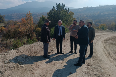 Kılıç, çalışmaları yerinde inceledi