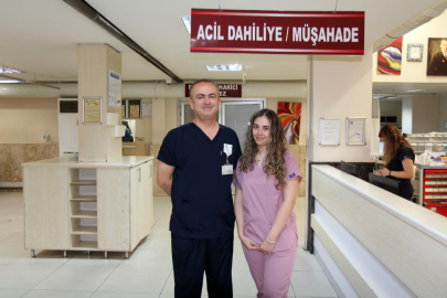 Denizli'de Doktor baba kız birlikte şifa dağıtıyor