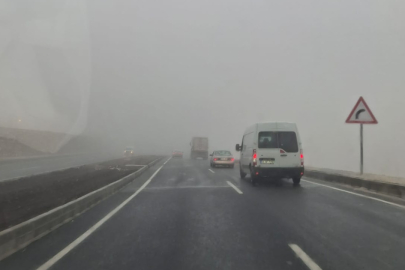 Denizli–Antalya yolunda yoğun sis uyarısı