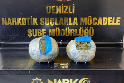 Denizli’de narkotik operasyonunda 6 kilo esrar ele geçirildi