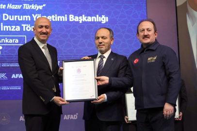 PAÜ arama kurtarma ekibine akreditasyon belgesi