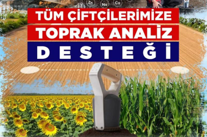 Tavas Belediyesinden çiftçilere toprak analizi desteği