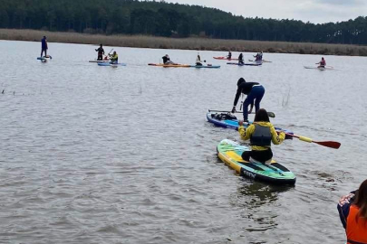 Yayla gölü, kana sporcularını ağırladı