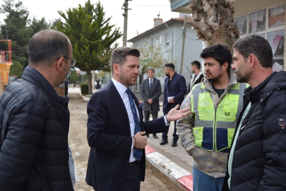 Demirci Caddesi yenileniyor