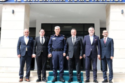 Denizli OSB yönetiminden İl Jandarma Komutanlığına ziyaret