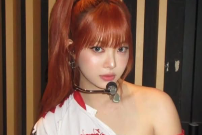 Dünyaca Ünlü K-Pop Yıldızı Hong Eunchae, Kızılcabölük Formasıyla Sahnede!