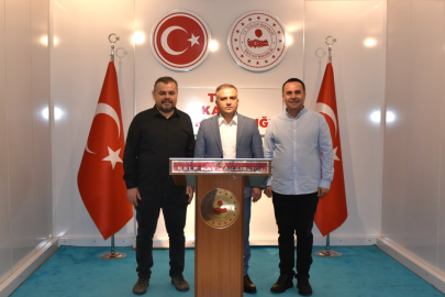 Tavas Barış Gazetesi’nden Kale Kaymakamı İbrahim Gökçe’ye Ziyaret